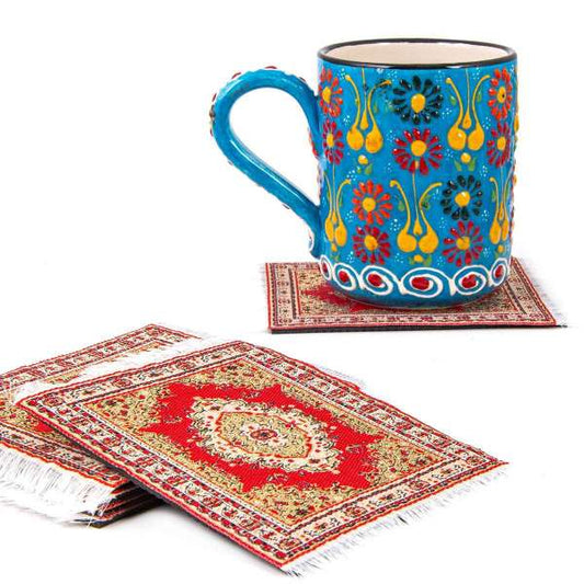 Turkish Miniature Carpet Non-Slip Coasters